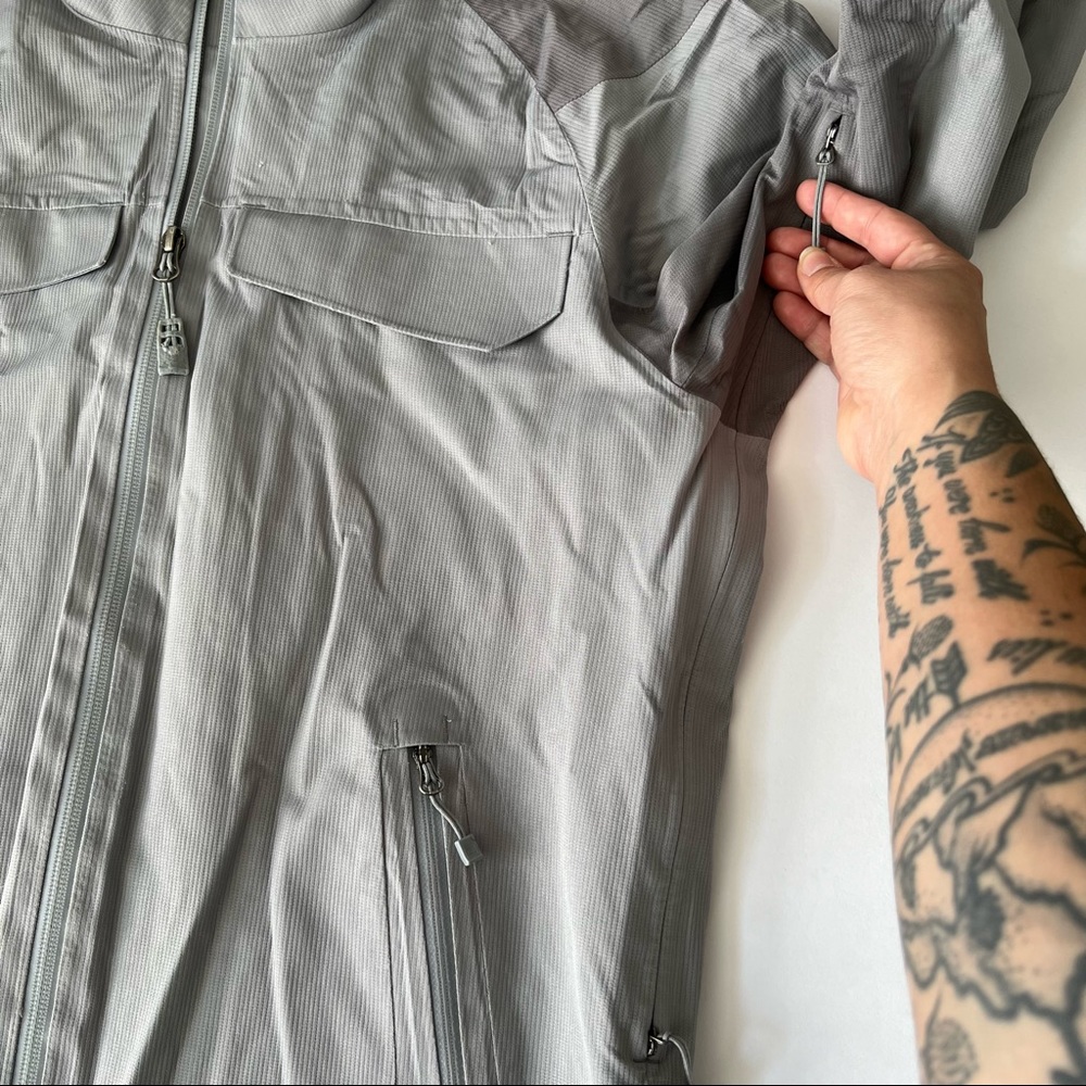 Rei Elements | 2 Toned Gray Shell Zipper Jacket - image 7